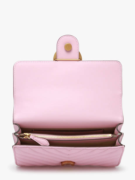 Sac Bandoulière Love Bag Quilt Cuir Pinko Rose love bag quilt A0GK vue secondaire 4