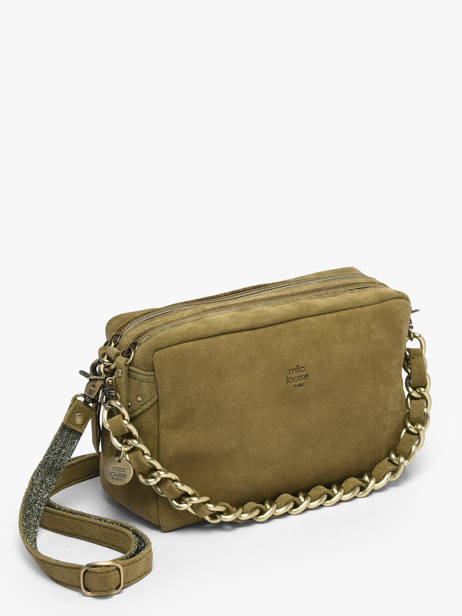 Sac Bandoulière Vintage Cuir Mila louise Beige vintage 23673V vue secondaire 2