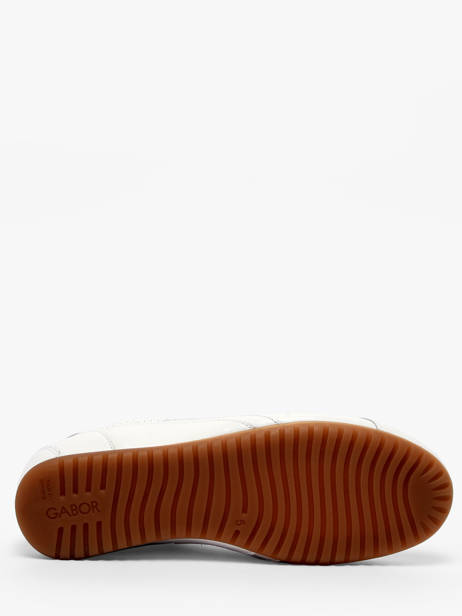 Sneakers En Cuir Gabor Blanc women 50 vue secondaire 4