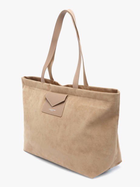 Sac Porté épaule Suedine Kba Polyester Lancaster Beige suedine kba 63 vue secondaire 2