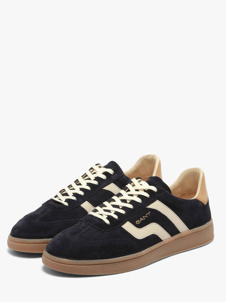 Sneakers En Cuir Gant Bleu men CUZIMG69 vue secondaire 2
