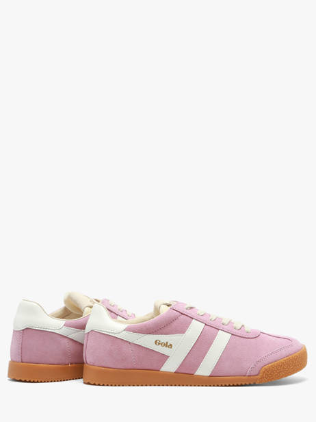 Sneakers En Cuir Gola Rose women CLB538KW vue secondaire 2