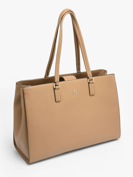 Sac Porté épaule Th Daily Polyester Tommy hilfiger Marron th daily AW18380 vue secondaire 2