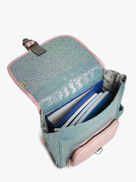 Sac à Dos 1 Compartiment Cameleon Bleu vintage fantasy PBVGSD30 vue secondaire 3