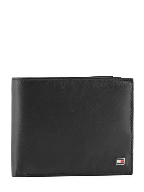 Wallet Leather Tommy hilfiger Black eton AM00657