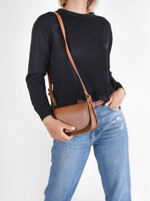 Longchamp Le foulonné Messenger bag Brown