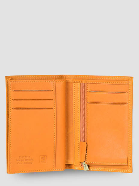 Portefeuille Marina Cuir Katana Jaune marina 753046 vue secondaire 1