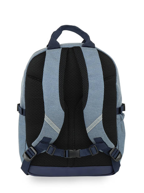 1 Compartment Backpack Caramel et cie Blue fier GA other view 4