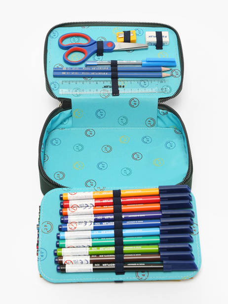 Pencil Box Filled Jeune premier Green daydream boys B other view 2