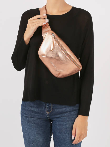 Leather La Banane Belt Bag Paul marius Pink vintage BANANE other view 1